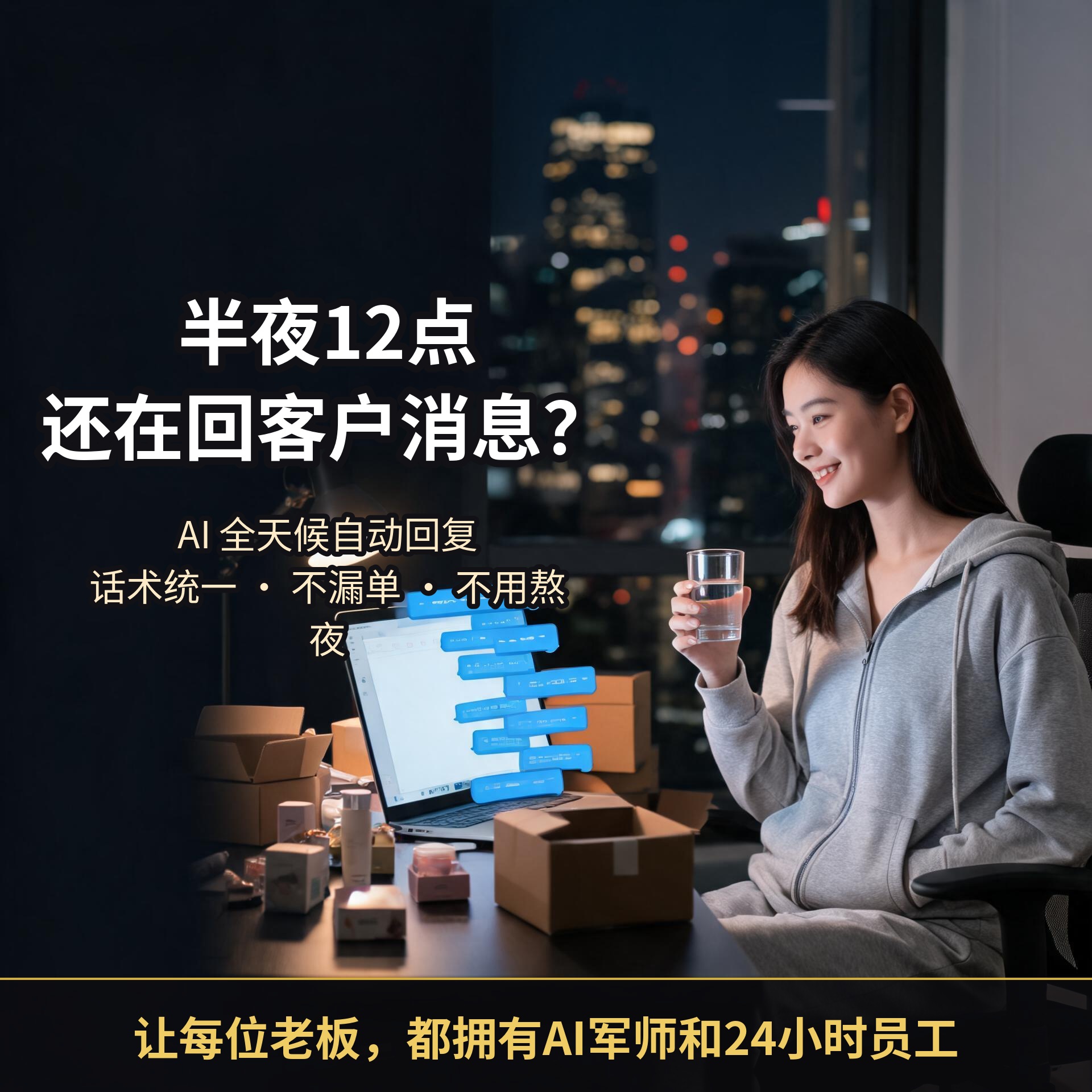 客服不再熬夜